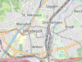 Restaurant auf Karte