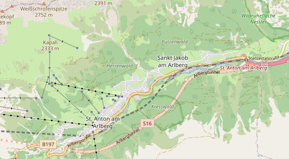 Restaurant auf Karte