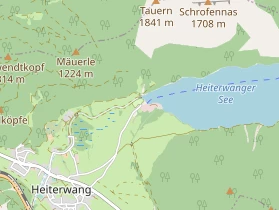 Restaurant auf Karte