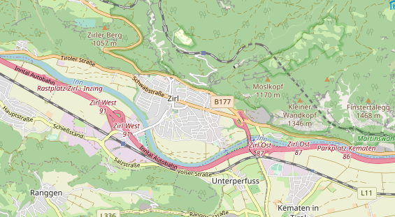 Restaurant auf Karte