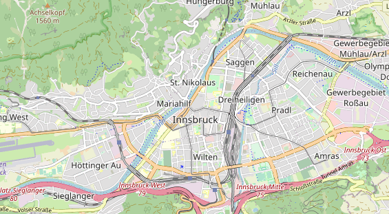 Restaurant auf Karte