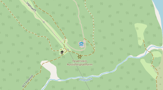 Restaurant auf Karte