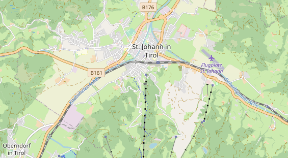 Restaurant auf Karte