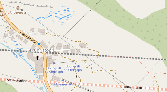 Restaurant auf Karte