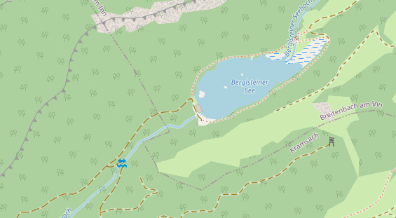 Restaurant auf Karte