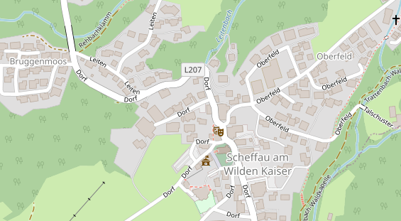 Restaurant auf Karte