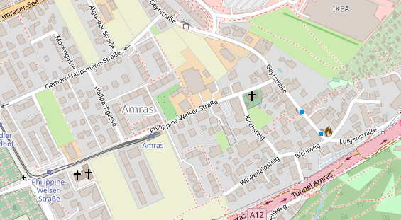 Restaurant auf Karte