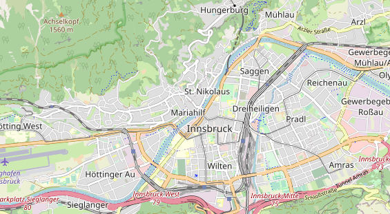 Restaurant auf Karte