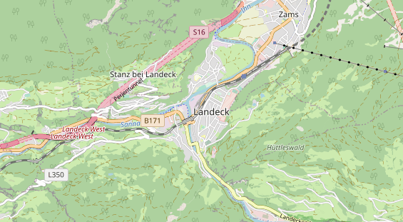 Restaurant auf Karte