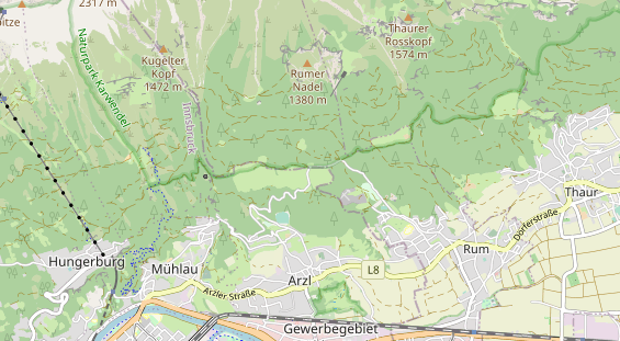 Restaurant auf Karte