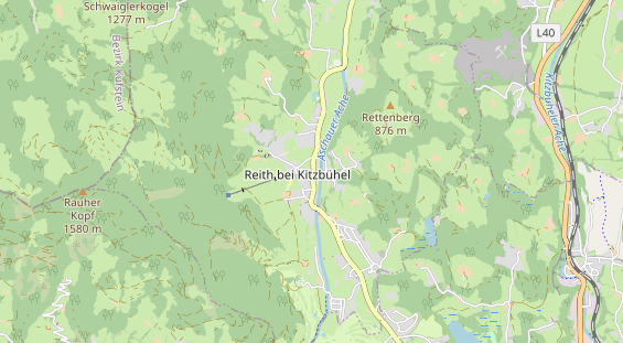 Restaurant auf Karte