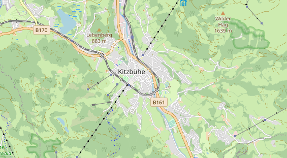 Restaurant auf Karte