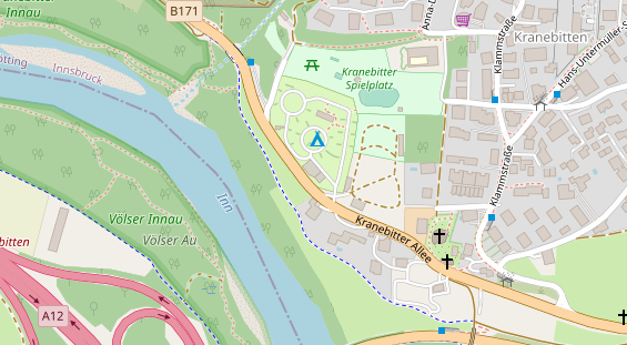 Restaurant auf Karte