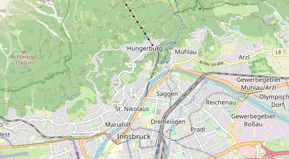 Restaurant auf Karte