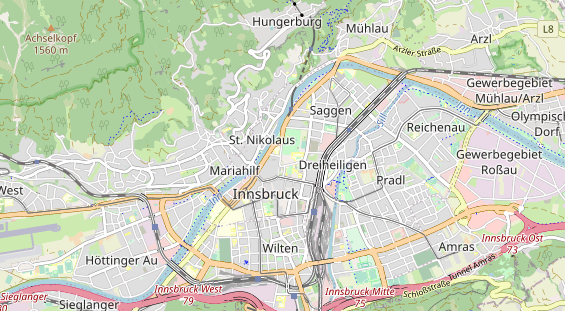 Restaurant auf Karte