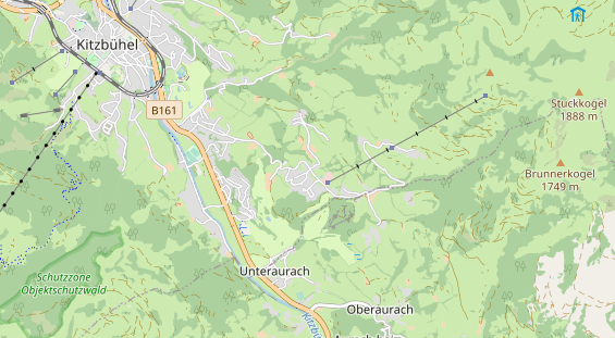 Restaurant auf Karte