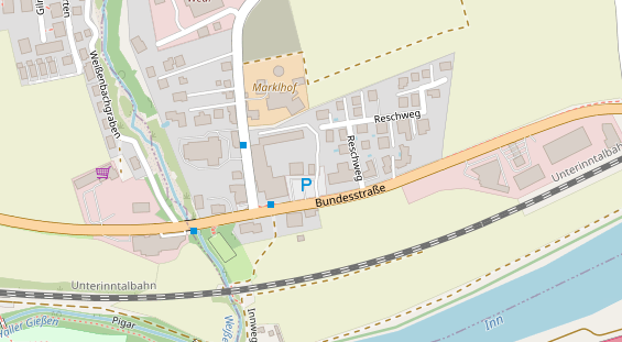 Restaurant auf Karte