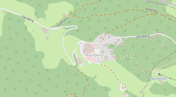 Restaurant auf Karte