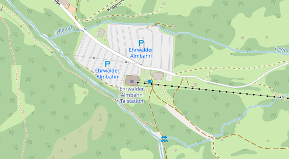 Restaurant auf Karte