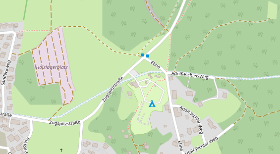 Restaurant auf Karte