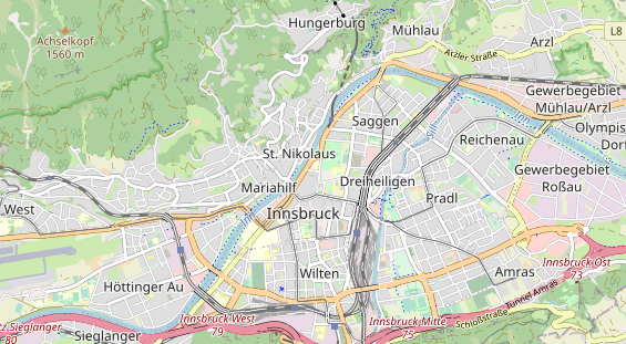 Restaurant auf Karte