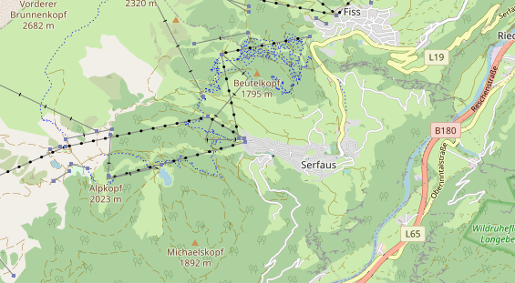 Restaurant auf Karte