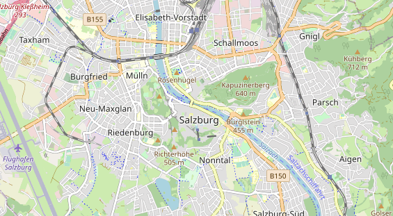 Restaurant auf Karte