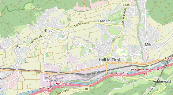 Restaurant auf Karte