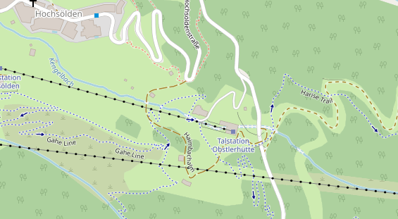 Restaurant auf Karte