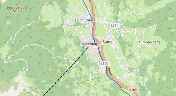 Restaurant auf Karte