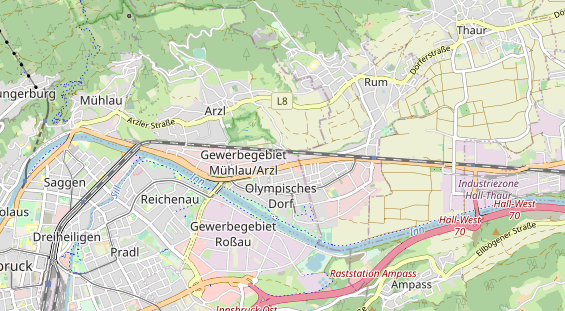 Restaurant auf Karte