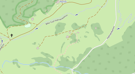 Restaurant auf Karte