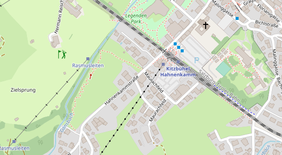 Restaurant auf Karte