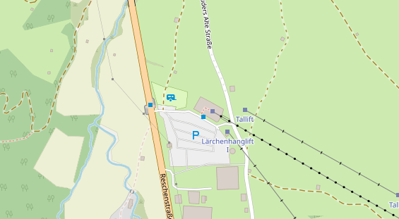 Restaurant auf Karte