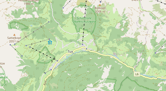 Restaurant auf Karte