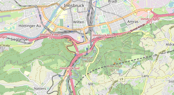 Restaurant auf Karte