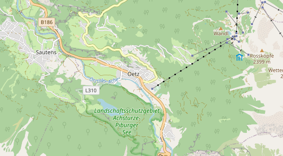 Restaurant auf Karte