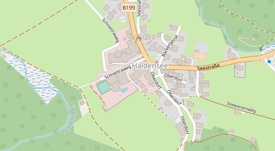 Restaurant auf Karte