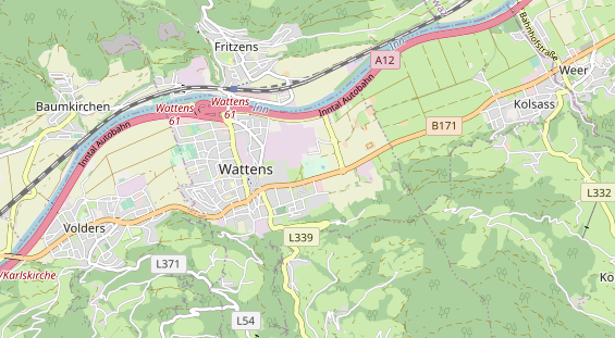 Restaurant auf Karte