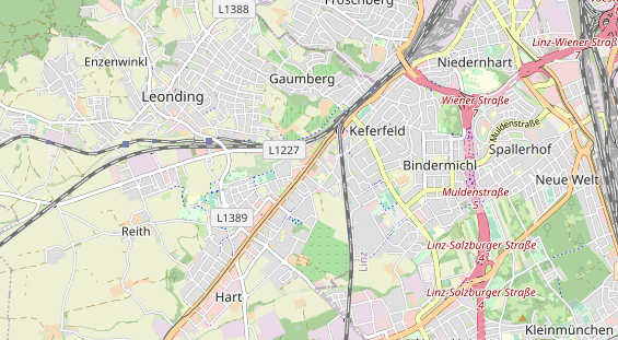 Restaurant auf Karte