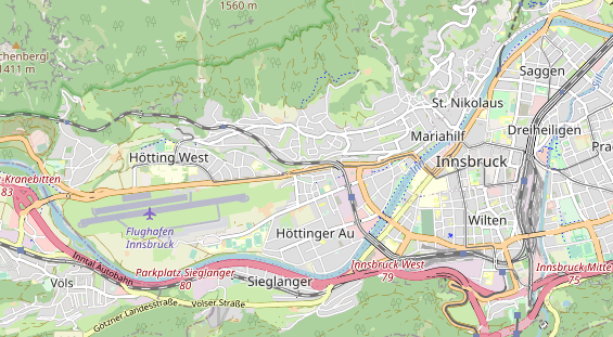 Restaurant auf Karte