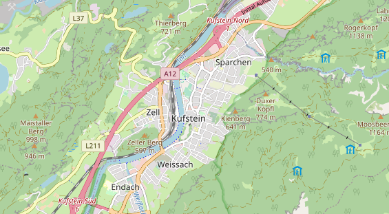 Restaurant auf Karte