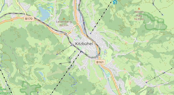 Restaurant auf Karte