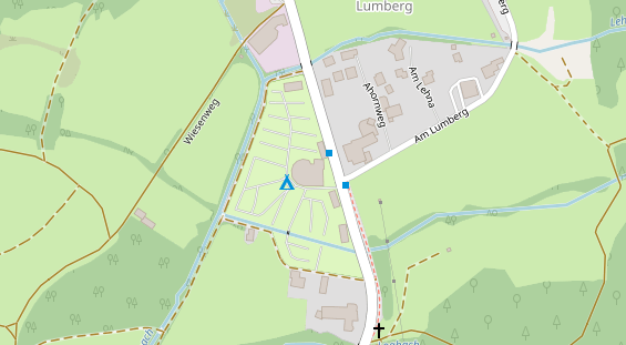 Restaurant auf Karte