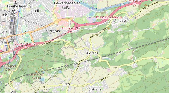 Restaurant auf Karte