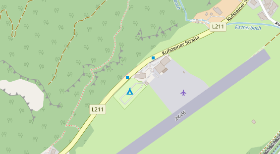 Restaurant auf Karte