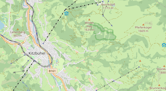 Restaurant auf Karte