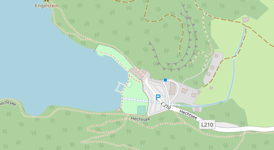 Restaurant auf Karte