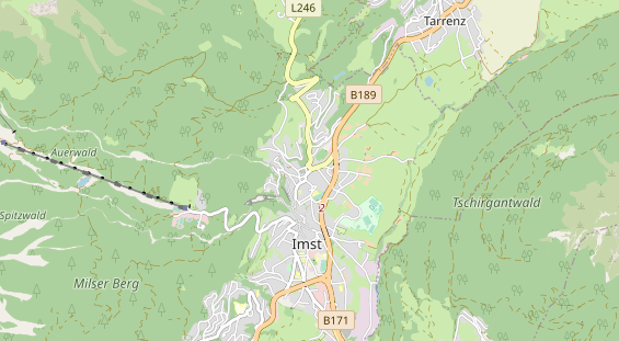 Restaurant auf Karte