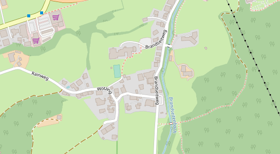 Restaurant auf Karte